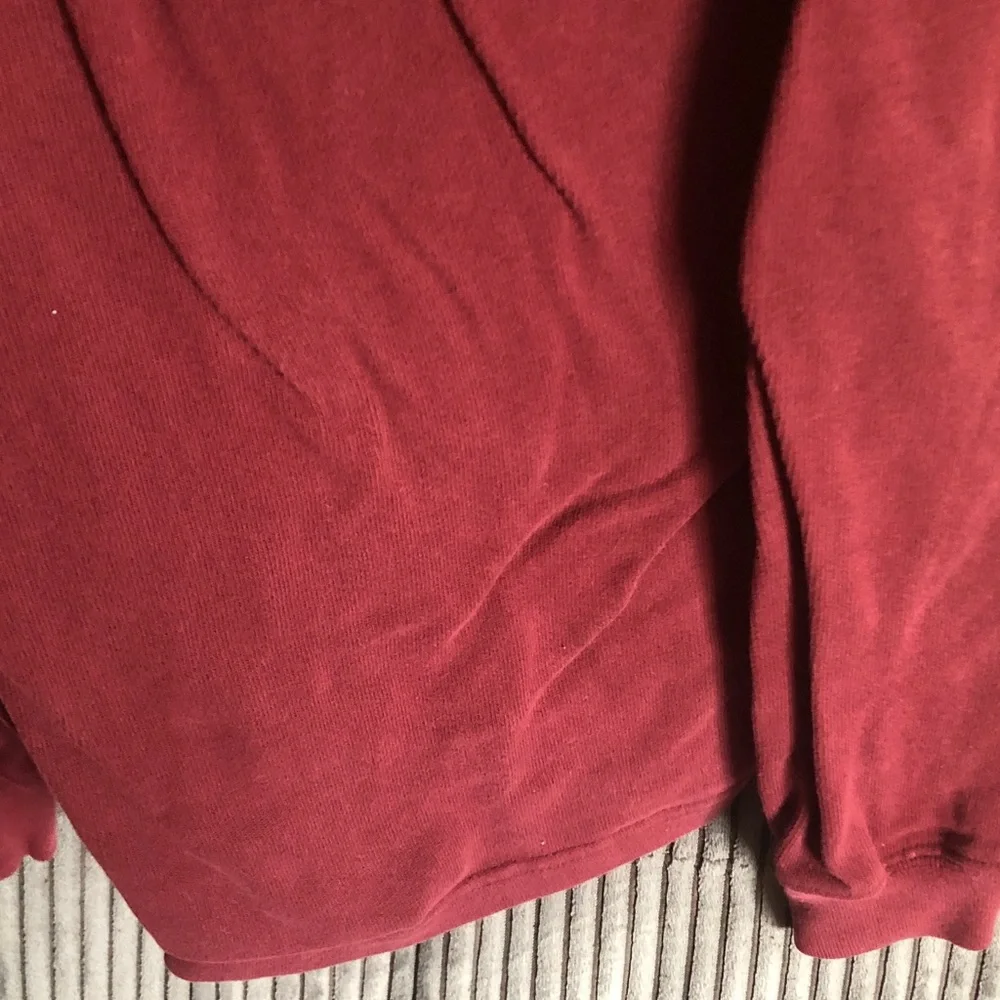 N/A burgundy polo